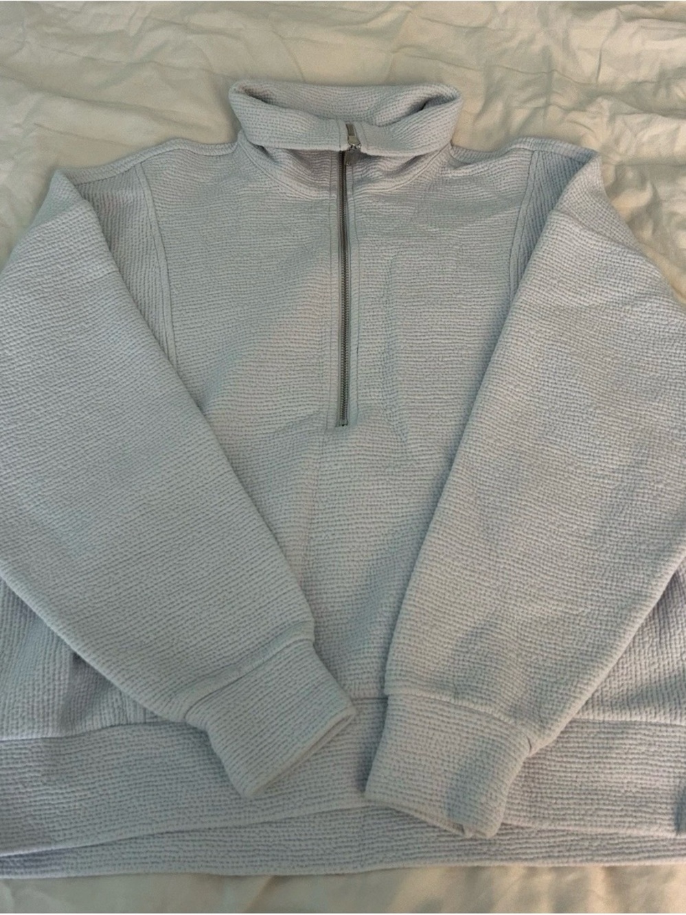 Calia 1/4 Zip Pullover Sweatshirt Light Blue Women’s Medium